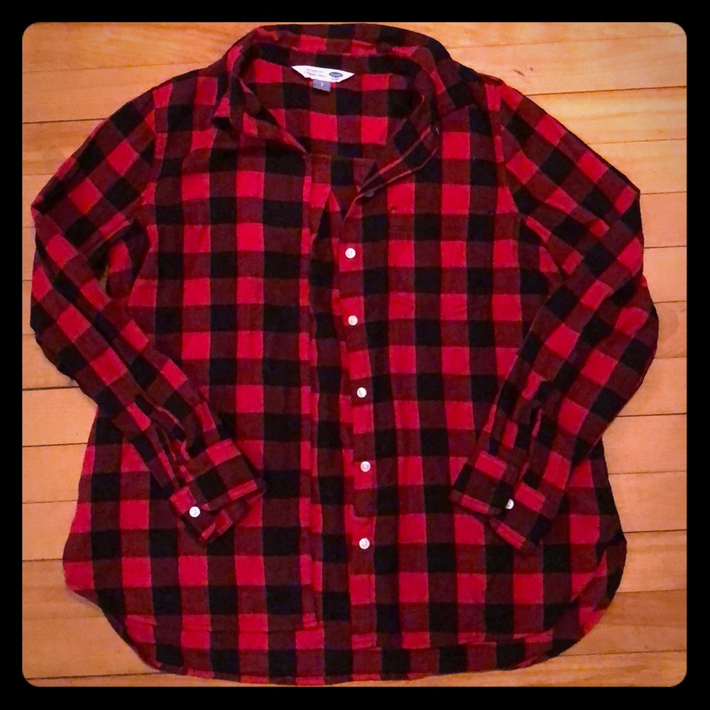 Buffalo plaid button down